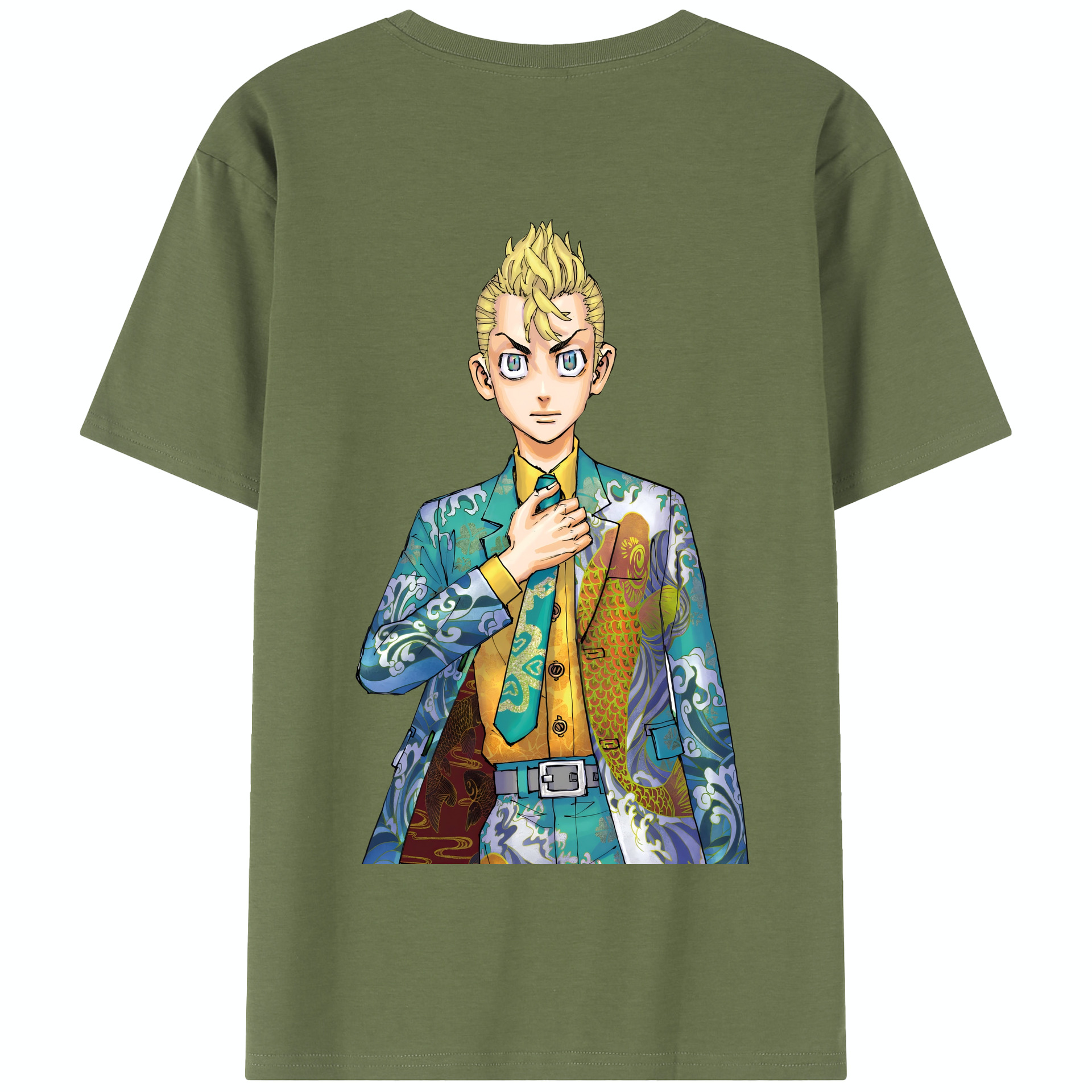 （画像用） 東京リベンジャーズ Tokyo Revengers 綿100％半袖Tシャツ（背面プリント）